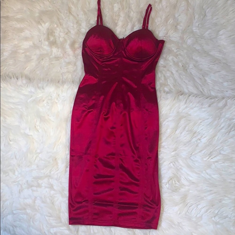Sexy red dress